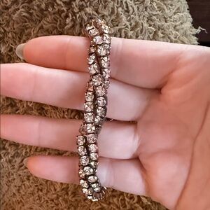 Touchstone Crystal Rose Gold Bracelet